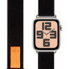 OBAL:Me Textile Strap For Apple Watch 42-49mm M-L Black/Orange - (57983126806)