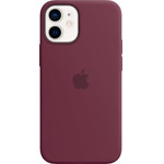 Apple Silicone Magsafe Cover For Iphone 12 Mini Plum - (MHKQ3ZE/A)