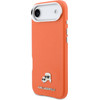 Karl Lagerfeld Pu Karl And Choupette Heads Pins Magsafe Case For Iphone Air Orange - (KLHMP17M6PFKCLO)