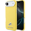 Karl Lagerfeld Pu Karl And Choupette Heads Pins Magsafe Case For Iphone Air Yellow - (KLHMP17M6PFKCLY)
