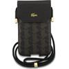 LACOSTE Pvc Blend Monogram Metal Logo Phone Pouch Xl Brown - (LCPSP17XPBSMW)