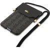 LACOSTE Pvc Blend Monogram Metal Logo Phone Pouch Xl Brown - (LCPSP17XPBSMW)