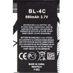 Compatible BL-4C Battery For Nokia 890mAh Li-Ion OEM - (57983111903)
