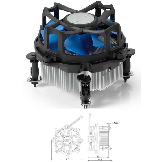 DEEP COOL ������ ALTA 7 ,��� INTEL CPU, UNIVERSAL