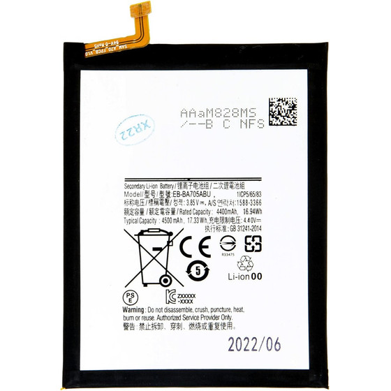 Compatible EB-BA705ABu Battery For Samsung Li-Ion 4500mAh OEM - (57983109945)