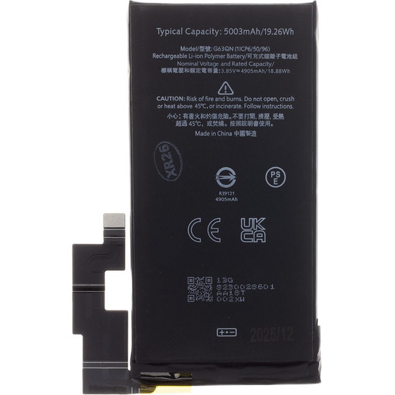 Compatible G63QN Google Pixel 6 Pro Battery 5003mAh Li-Pol OEM - (57983129369)