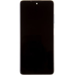 Compatible Lcd Display + Touch Unit + Front Cover For Poco X3 Pro Phantom Black OEM - (57983103920)
