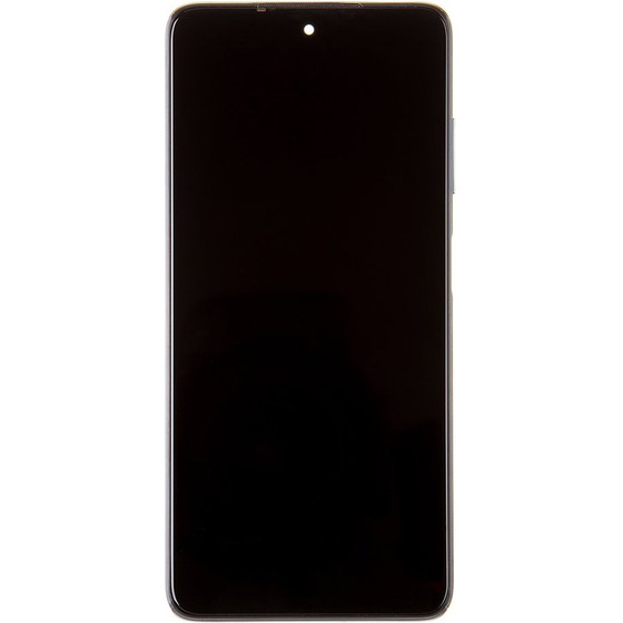 Compatible Lcd Display + Touch Unit + Front Cover For Poco X3 Pro Phantom Black OEM - (57983103920)