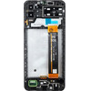 Compatible Lcd Display + Touch Unit + Front Cover For Samsung A135F Galaxy A13 Black OEM - (57983112985)