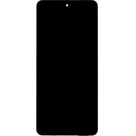 Compatible Lcd Display + Touch Unit + Front Cover For Samsung M556 Galaxy M55 5G Black OEM - (57983128809)