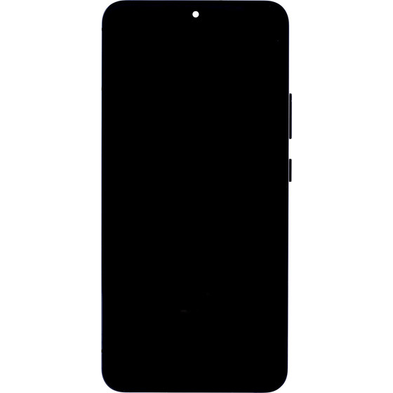Compatible Lcd Display + Touch Unit + Front Cover For Samsung S906B Galaxy S22+ Phantom Black OEM - (57983125925)
