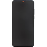 Compatible Lcd Display + Touch Unit + Front Cover Huawei P30 Lite Black (For 48MP foto) OEM - (2446445)