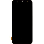 Compatible Lcd Display + Touch Unit + Front Cover Samsung A705 Galaxy A70 Black OEM - (57983118871)
