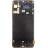 Compatible Lcd Display + Touch Unit + Front Cover Samsung A705 Galaxy A70 Black OEM - (57983118871)