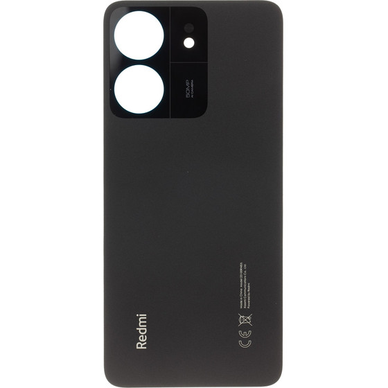 Compatible Xiaomi Redmi 13C 4G Battery Cover Black OEM - (57983121525)