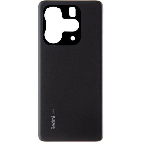 Compatible Xiaomi Redmi Note 14 5G Battery Cover Black OEM - (57983125404)