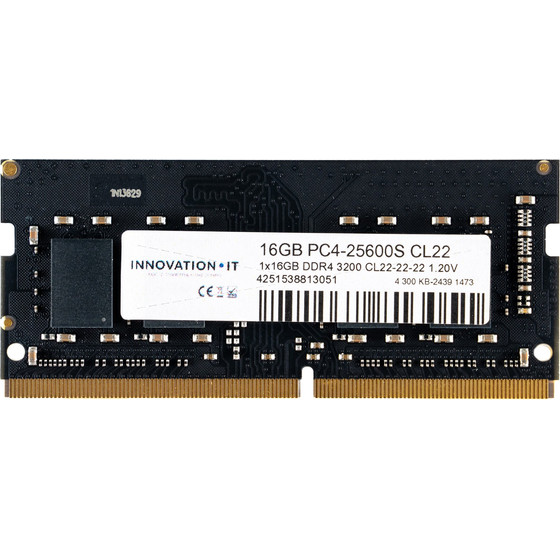 Innovation It 3200 16GB So CL22-22-22 1.2V 8-Chip - (4251538813051)
