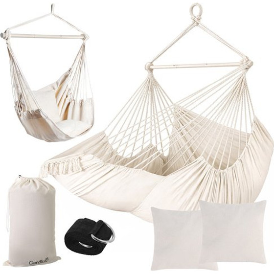 Gardlov Swing - Hanging Chair 210cm Beige - (18834-0)
