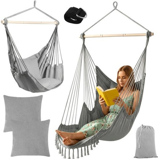 Gardlov Swing - Hanging Chair 210cm Gray - (18835-0)