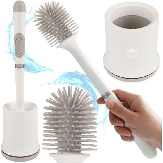 Ruhhy Silicone Bathroom Brush White 25881 - (18539-0)