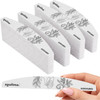 Soulima Slim Nail File - Boat Shape 100 Pcs - (19014-0)