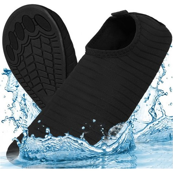 Trizand Black Water Shoes - Size 39 - (19044-0)