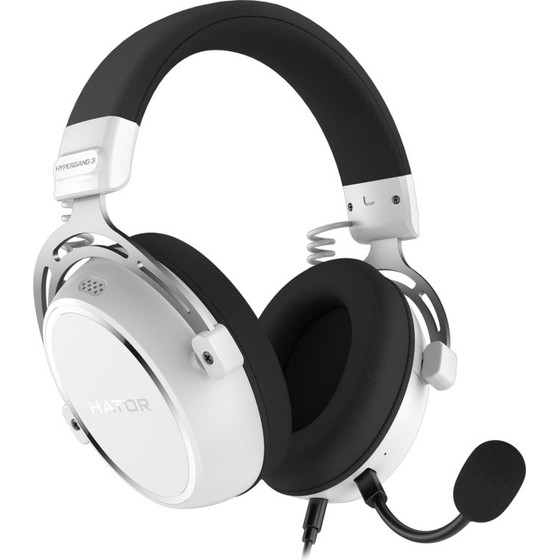 HATOR Gaming Head-Band Hypergang 3, Wired, Alb