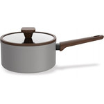 MAESTRO 18cm Saucepan With lid, 1.9L Grey - (MR-1211-18S)