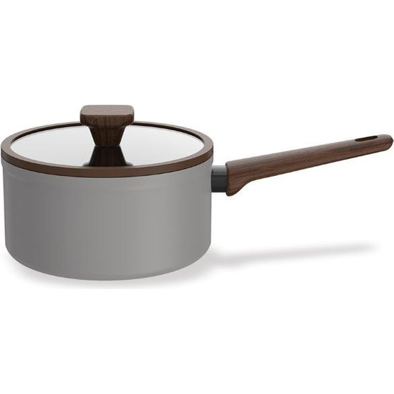 MAESTRO 18cm Saucepan With lid, 1.9L Grey - (MR-1211-18S)