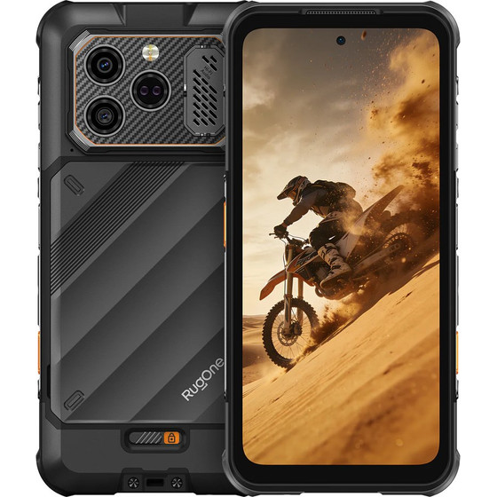 RUGONE Smartphone Xever 8, 6.50'', 8/128GB, 4800mAh, IP68/IP69K/MIL-STD-810H, ����� - (XEVER8-BK)