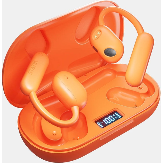 STATIK Aktive ��������� True Wireless Open Bluetooth Earbuds Blaze Orange - (PUP-0705-ORG)