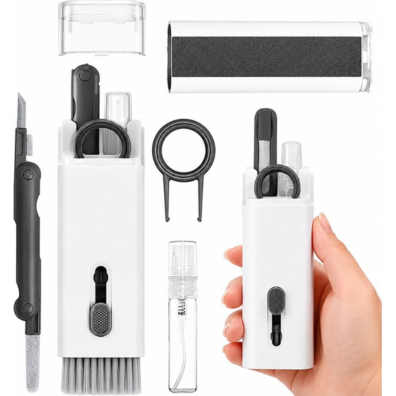 Wozinsky 7-in-1 Multifunctional Electronics Cleaning Kit - Gray 5907769387838 - (HWZ-71G)