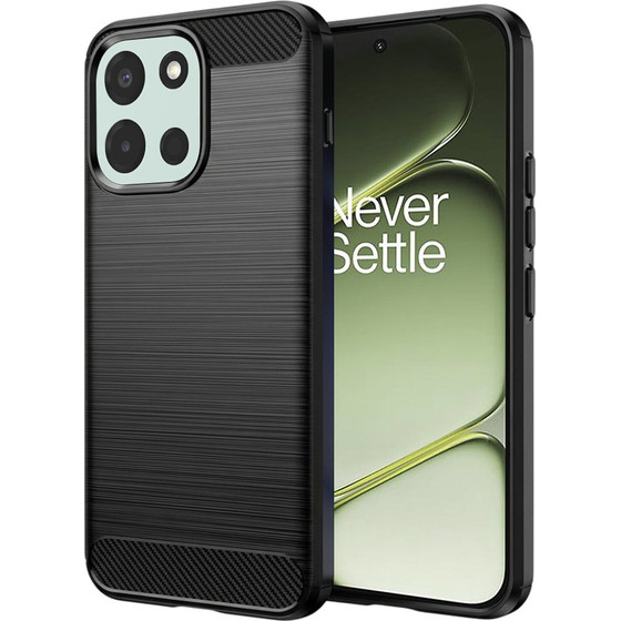 Techsuit - Carbon Silicone - Oneplus Nord 6 - Black