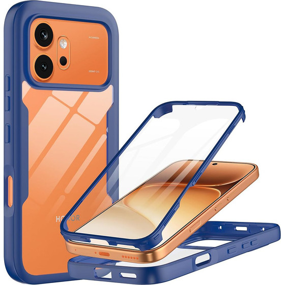 Techsuit - Colorverse 360 Series + Screen Protector - Honor 600 / 600 Pro - Blue