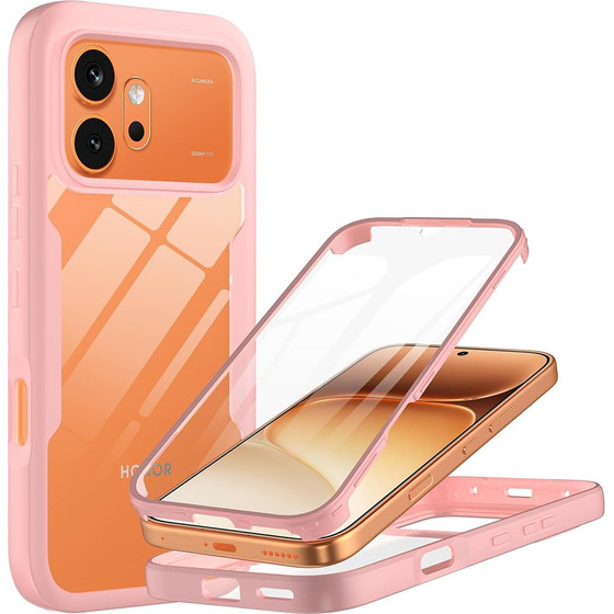 Techsuit - Colorverse 360 Series + Screen Protector - Honor 600 / 600 Pro - Pink