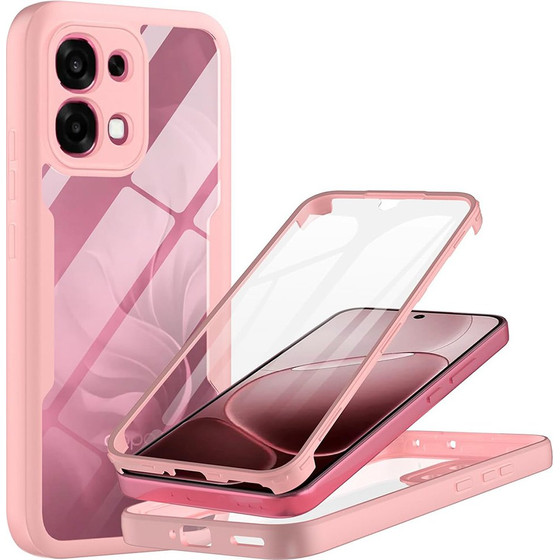 Techsuit - Colorverse 360 Series + Screen Protector - Oppo A6 Pro 4G / A6 Pro 5G - Pink