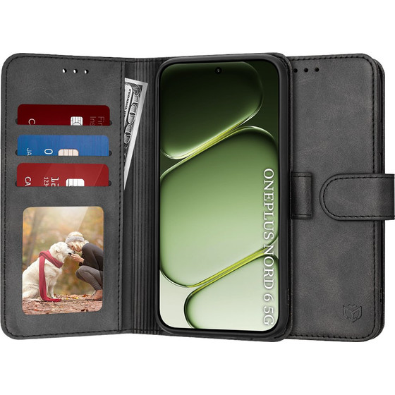 Techsuit - Diary Book - Oneplus Nord 6 - Black