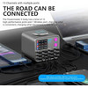 MaAnt ������������� ������ Dian Ba 2 �� 9 ����� Usb A & 3 ����� Usb C & 1 �������� Pd 3.0/ Qc 3.0 300W & ����� ��������� ���� - (6976213456054)