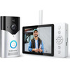 SriHome Wireless Video Intercom System Doorbell Camera 4MP Hd Wifi White - (SH054)