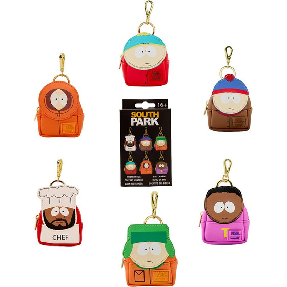 Loungefly: South Park Mystery Mini Backpack Bag Charms Eaches (SPABC0001-EA)