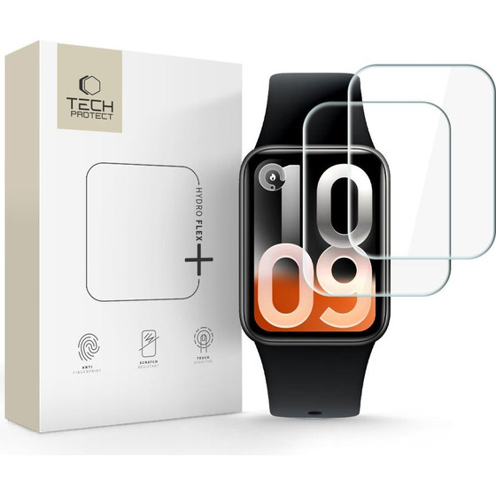 Tech-Protect Folia Hydrozelowa Hydro FLEX+ 2-Pack Xiaomi Smart Band 10 Pro CLEAR