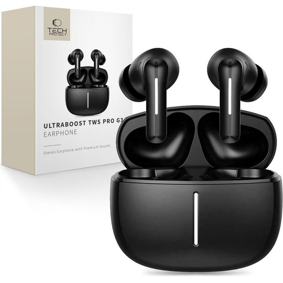 Tech-Protect Ultraboost Tws Earphone Pro G3 BLACK