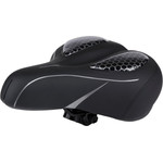 Dunlop - Gel Bicycle saddle, ergonomic, wide, tourist/city, 21x27x11 Cm - (871125243464)