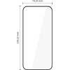 Tech-Protect Glass Fit+ 2-Pack Tempered Glass For Xiaomi 17T Pro - Black - (30050-0)