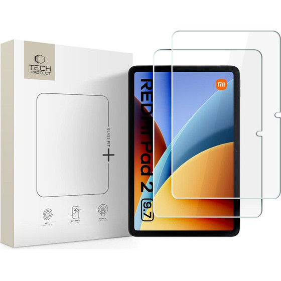 Tech-Protect Glass Fit+ 2-Pack Tempered Glass For Xiaomi Redmi Pad 2 9.7 - (30051-0)