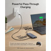 Anker USB-C Hub PowerExpand, 1 x USB-A 3.2 - 2 x USB-A - 2 x USB-C - 1 x Display Port - 1 x Hdmi - 1 x Jack 3.5mm - 1 x RJ45 - 1 x Sd - 1 x microSD, Grey