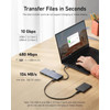 Anker USB-C Hub PowerExpand, 1 x USB-A 3.2 - 2 x USB-A - 2 x USB-C - 1 x Display Port - 1 x Hdmi - 1 x Jack 3.5mm - 1 x RJ45 - 1 x Sd - 1 x microSD, Grey