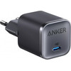 Anker Wall Charger Nano, 45W, 3A, 1 x USB-C, Black - (A2692L11)