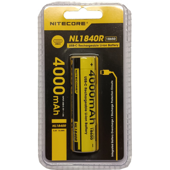 NiteCore �������� 18650 / 4000mAh (���� ��������), NL1840R