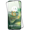 Idol 1991 Glamour Tempered Glass Motorola Edge 70 Fusion 5G 6.78in 9H 0.30mm Full Cover 3D Edge Glue Finger Unlock BLACK